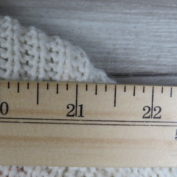 Emotions* Women's Long Sleeve V-Neck Straight Hem Ribbed‎ Sweater~ Size Large - Picture 5 of 8